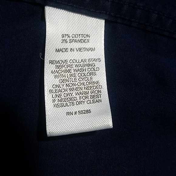 Express 1MX Limited Edition Blue Dress Shirt L - Picture 6 of 8